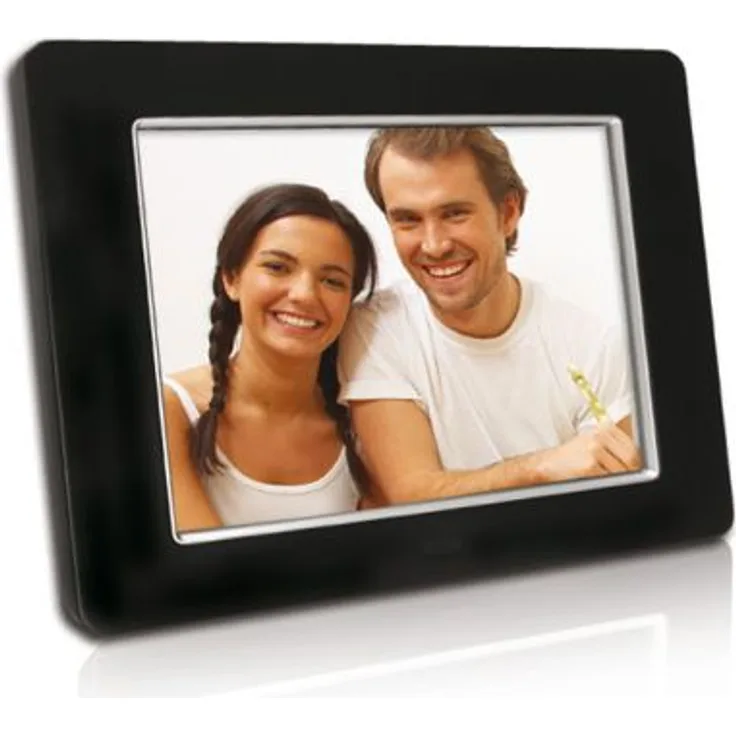 Aiptek Monet DE tragbarer Fernseher und Digitaler Bilderrahmen (20,3 cm (8 Zoll) Display, 4:3, Slot für SD-SDHC, MS, CF)