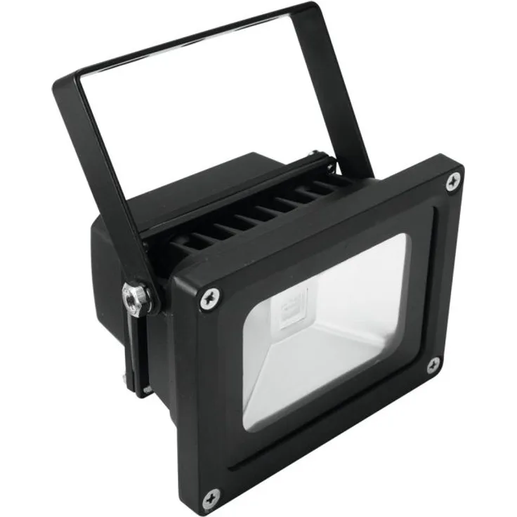 Eurolite LED IP FL-10 COB UV | Wetterfester (IP54) UV-Scheinwerfer mit 10-Watt-COB-UV-LED | High-Power UV Schwarzlicht Beleuchtung | Vielseitige UV-Effekte möglich