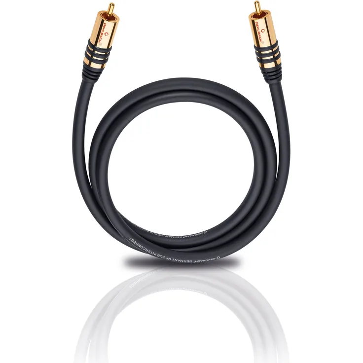 NF Sub Subwoofer Cinch-Kabel Schwarz, 8m