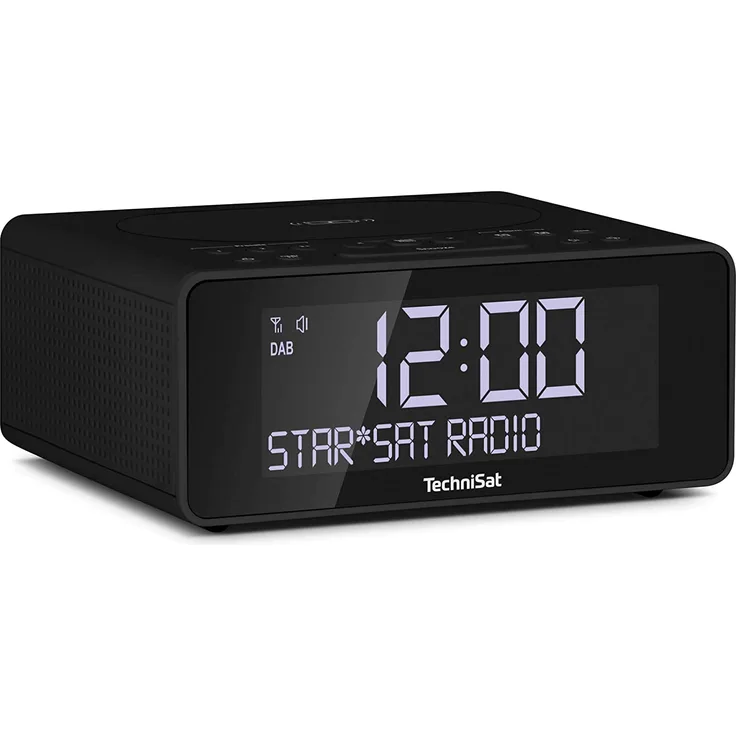 TechniSat DIGITRADIO 52 Radiowecker mit Wecker, LCD-Display, anthrazit