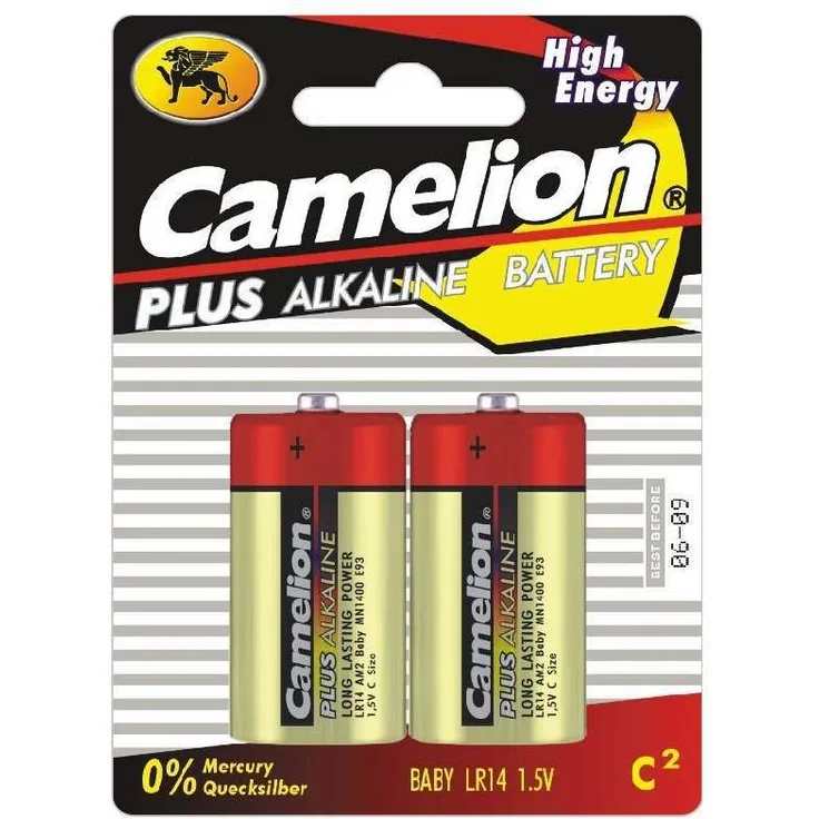 Camelion LR14-BP2 Single-use Battery C Alkali 1,5 V - Batterien (Single-use Battery, C, Alkali, Zylindrische, 1,5 V, 2 Stück(e))