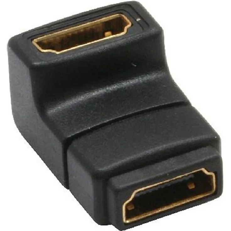 DeLOCK Adapter HDMI female > HDMI female 90° down