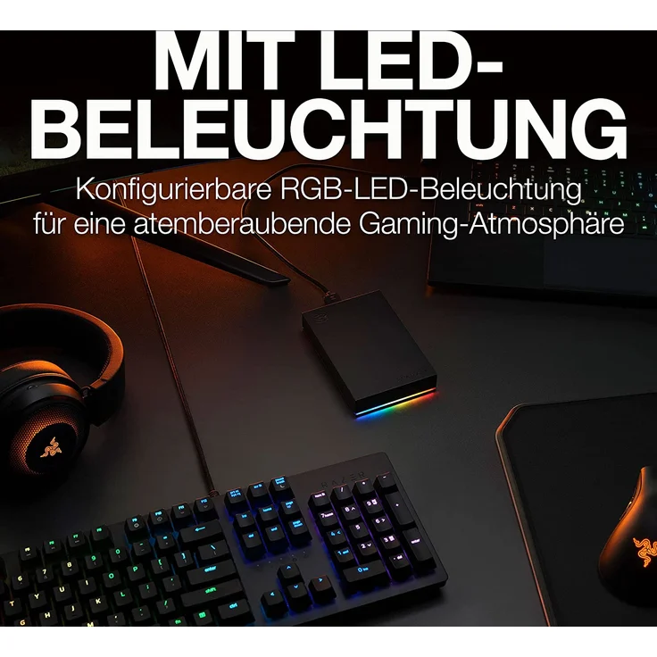 Seagate FireCuda Gaming HDD - Extern Festplatte - 5 TB - Festplatte, 5 TB, extern (tragbar) (STKL5000400) – Bild 3