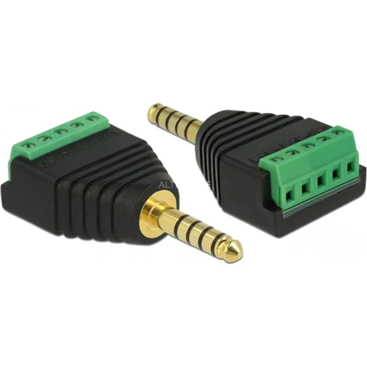 DeLock Adapter Klinkenstecker 4,4mm zu Terminalblock 5 Pin