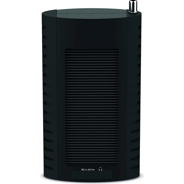 TechniSat TechniRadio Solar Tragbares Radio mit Wecker, LCD-Display, spritzwassergeschützt, schwarz – Bild 2