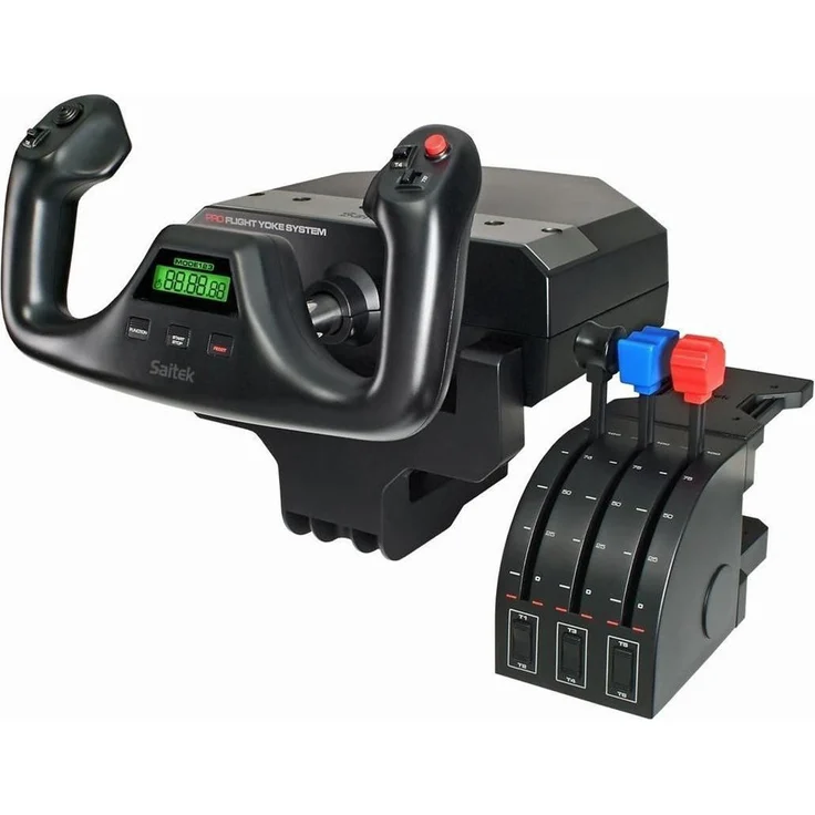 Logitech Flight Yoke System Schwarz (945-000004) (PC) – Bild 1