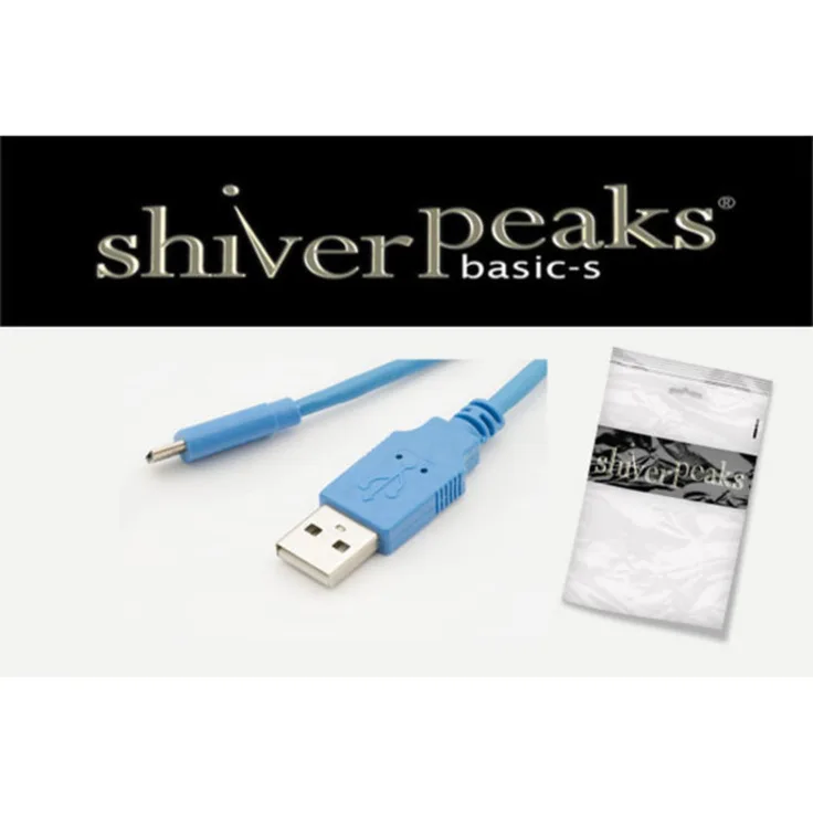 Shiverpeaks USB-Lade- und Synckabel USB A / micro B blau 1,8m
