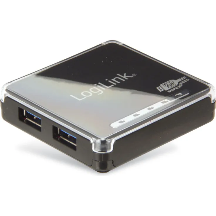 LogiLink UA0152 USB 3.0 HUB, 4-Port, incl. 3.5A Power Display