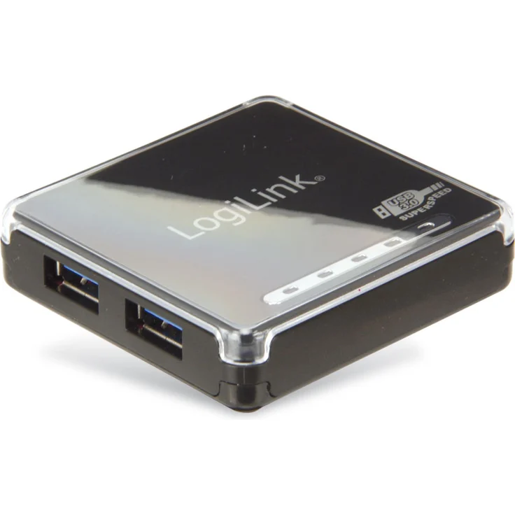 LogiLink UA0152 USB 3.0 HUB, 4-Port, incl. 3.5A Power Display
