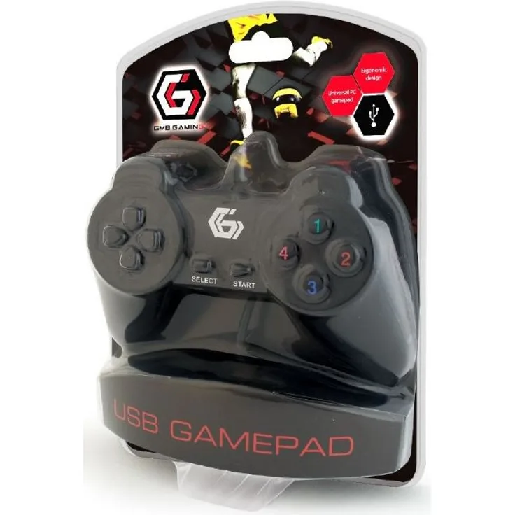 Gembird USB Gamepad Schwarz (JPD-UB-01) (PC)