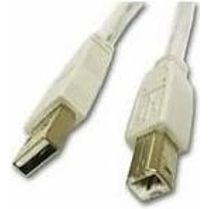 C2G - USB-Kabel - USB (M) - bis - USB Typ B, 4-polig (M) - 3,0m (USB/USB2.0) - weiß (81562) - Preisvergleich – Bild 1