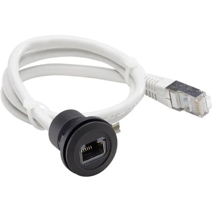Schlegel RJ45-Einbaubuchse Buchse, Einbau, Stecker, gerade RRJ_RJ45_SW Schwarz RRJ_RJ45_SW 1St.
