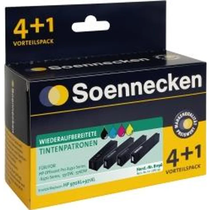 Soennecken Tintenpatrone 81196 wie HP 970XL/971XL 4 St./Pack. (81196)