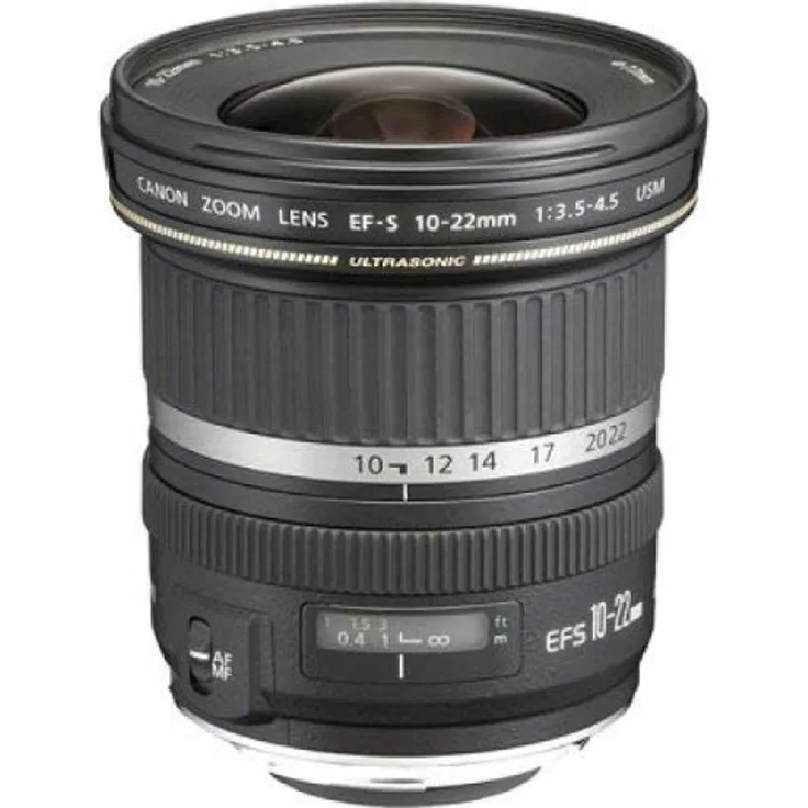 Canon Zoomobjektiv EF-S 10-22mm F3.5-4.5 USM Ultraweitwinkel für EOS (77 mm Filtergewinde) schwarz