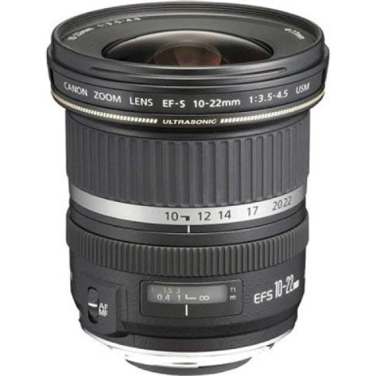 Canon Zoomobjektiv EF-S 10-22mm F3.5-4.5 USM Ultraweitwinkel für EOS (77 mm Filtergewinde) schwarz – Bild 1