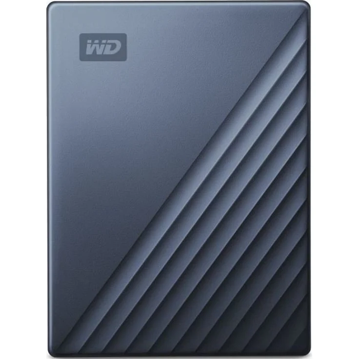 WD My Passport Ultra WDBC3C0020BBL - Festplatte - verschlüsselt - 2 TB - extern (tragbar) - USB 3.0 (USB-C Steckverbinder) - 256-Bit-AES - Blau (WDBC3C0020BBL-WESN) – Bild 4