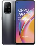Oppo A94 5G Smartphone 16,26cm (6,42 Zoll) AMOLED-Display, 128GB interner Speicher, 8GB RAM, Dual-SIM, Android 11, Fluid Black