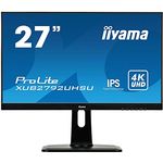 iiyama ProLite XUB2792UHSU-B1 - 27 Zoll, 4K UHD (3840 x 2160), IPS-Panel, 60Hz, 4ms, 300cd/m²