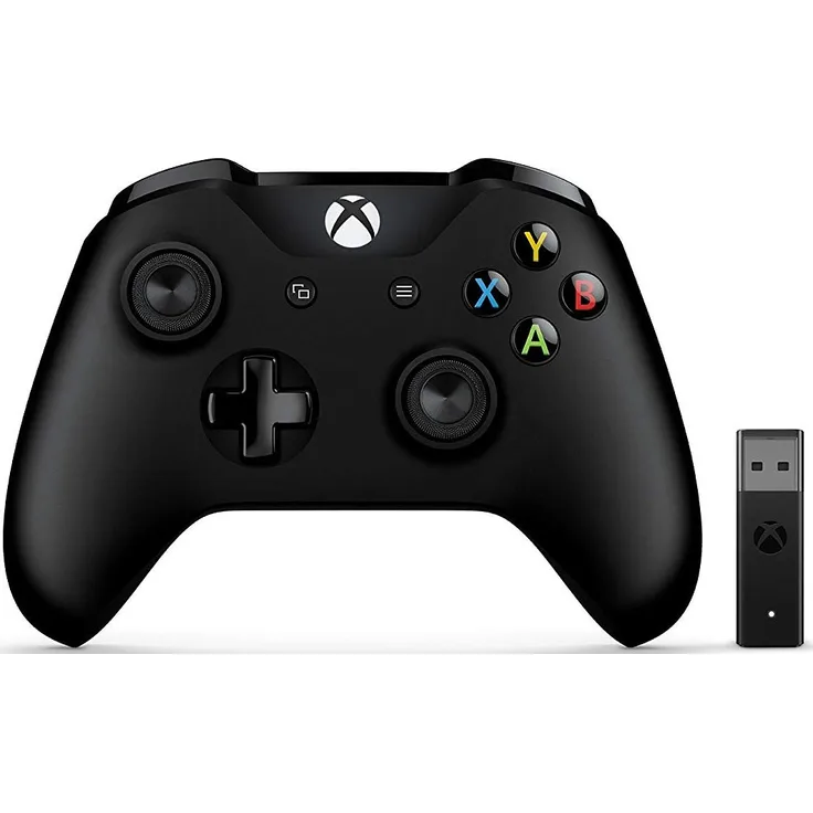 Microsoft Xbox One S Wireless Controller inkl. Wireless-Adapter für Windows Schwarz (4N7-00002) (PC)