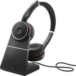 Jabra Evolve 75 MS Wireless Stereo On-Ear Headset, schwarz