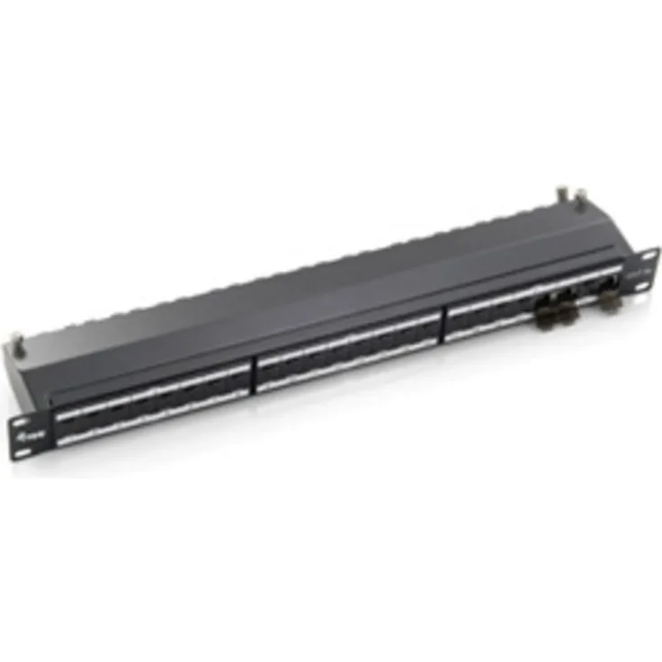 Equip Patchpanel 24x RJ45 Cat6A 19'' 1HE schwarz