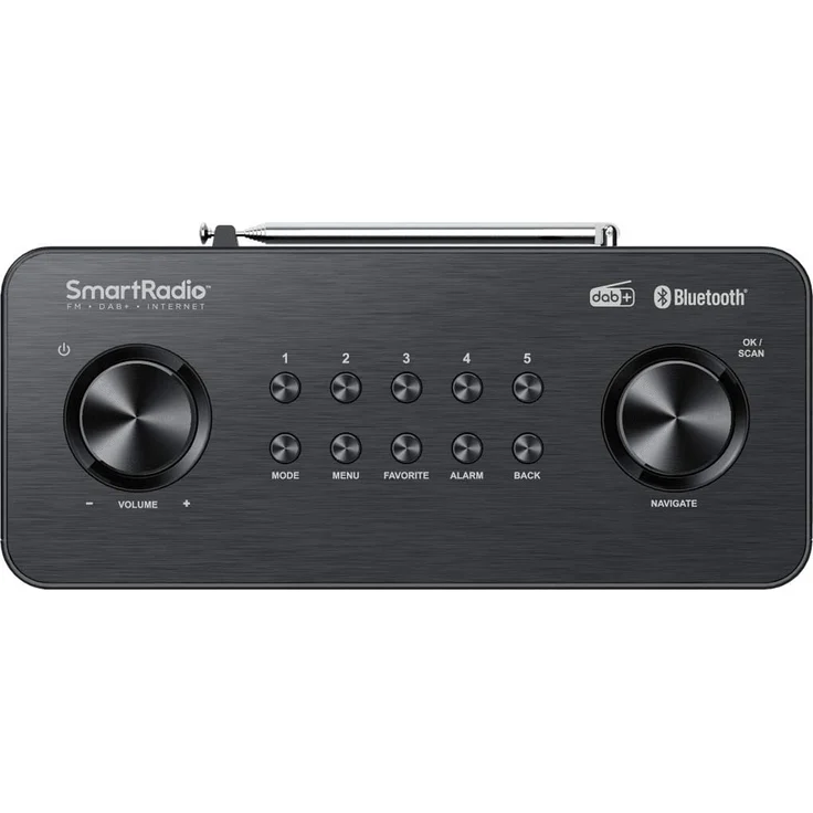 Kenwood CR-ST100S-B Internetradio mit Bluetooth, WLAN, Wecker, TFT-Display, Spotify Connect, schwarz – Bild 4