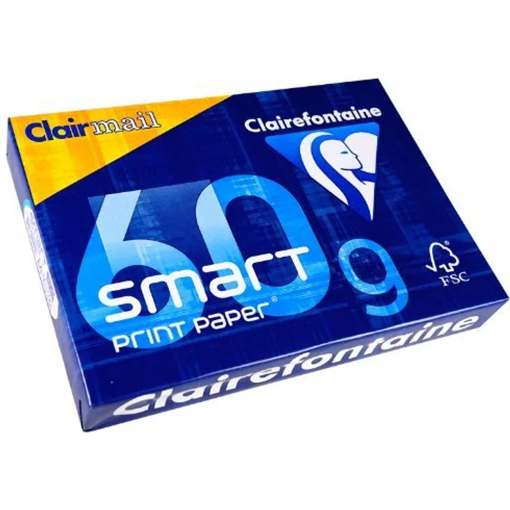 Clairefontaine Smart Print Paper - Normalpapier - Ultra White, 1929