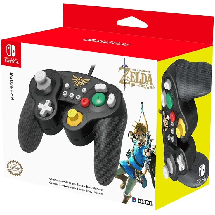 Hori Battle Pad - The Legend of Zelda Schwarz (NSW-108U) (Switch) – Bild 3