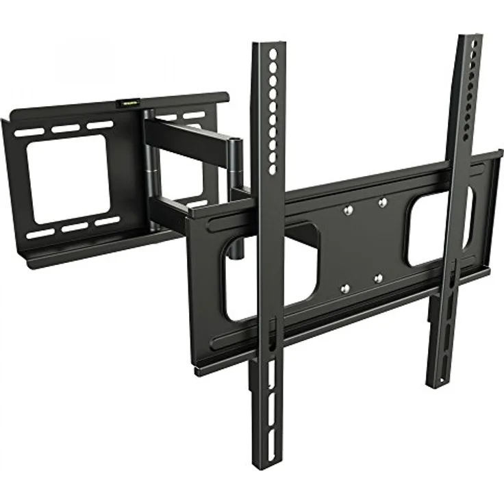 RICOO Wandhalterung TV Schwenkbar Neigbar S2544 Ausziehbar für Curved 4K OLED QLED Flachbildfernseher 80cm/32 Zoll - 165cm/65 Zoll Zoll / VESA 200x200 400x400 /Schwarz