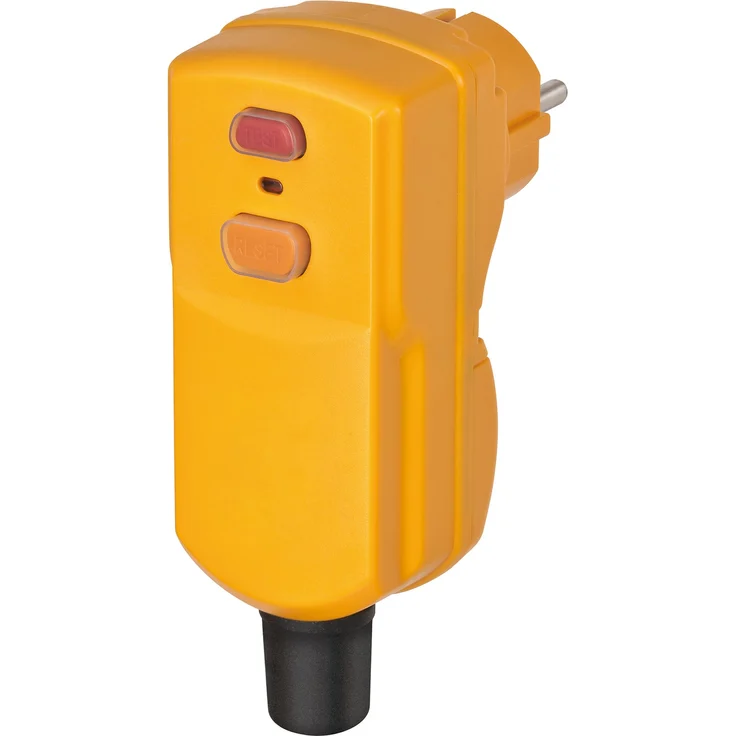 Brennenstuhl Personenschutz-Stecker BDI-S 2 30 IP55 (Personenschutzstecker mit FI-Schutzschalter für außen, zweipolige Abschaltung) – Bild 1