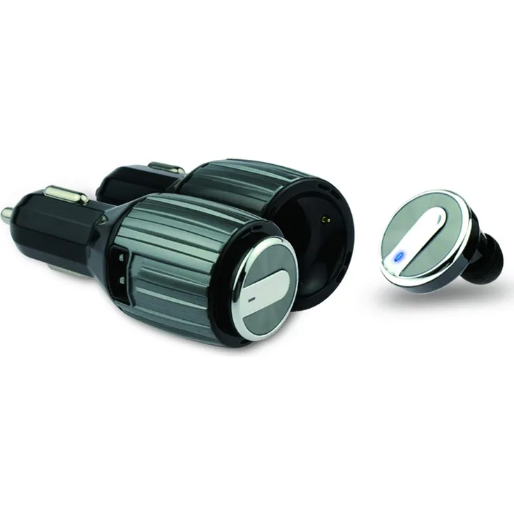 Akai BTH41 Ladegerät für Mobilgeräte Auto Schwarz, Chrom - Ladegeräte für Mobilgeräte (Auto, Zigarettenanzünder, 3,7 V, Schwarz, Chrom)