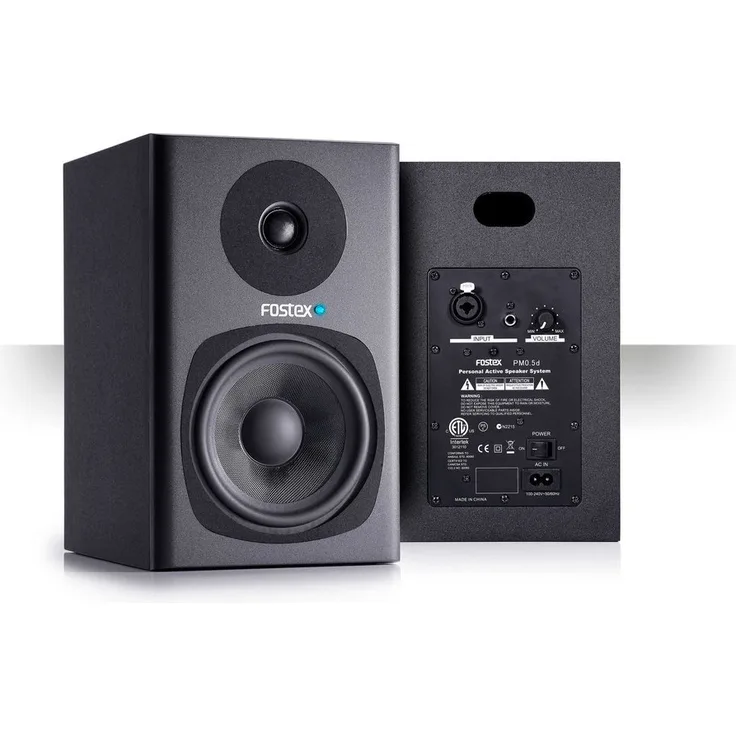 Fostex pm0.5db Monitor-Studio Profi verstärkt 5 A 2 Wege, 35 und 18 Watt, schwarz (1x) Kompakt-Lautsprecher schwarz
