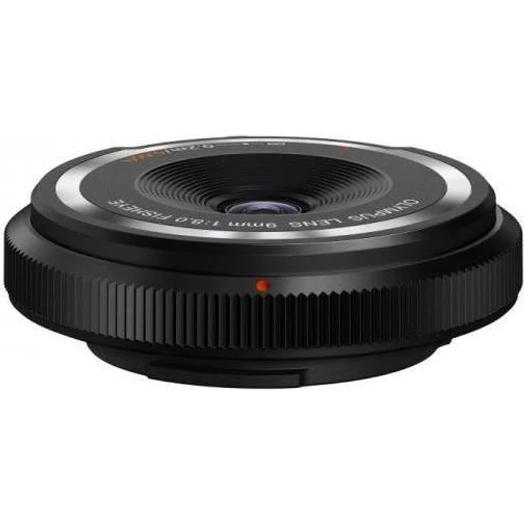 Olympus Body Cap Objektiv 9 mm 1:8.0 fisheye schwarz – Bild 2