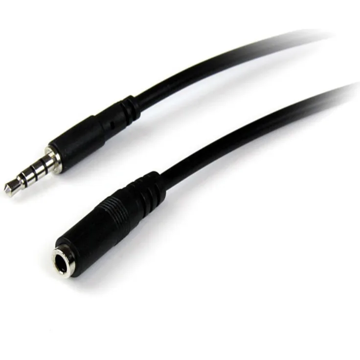 StarTech.com 2m 4 Pol. 3,5mm Klinke Verlängerungskabel