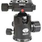 SIRUI G-20X Stativkugelkopf (Alu, Höhe: 98mm, Gewicht: 0.36kg, Belastbarkeit: 20kg) schwarz mit Wechselplatte TY-50X