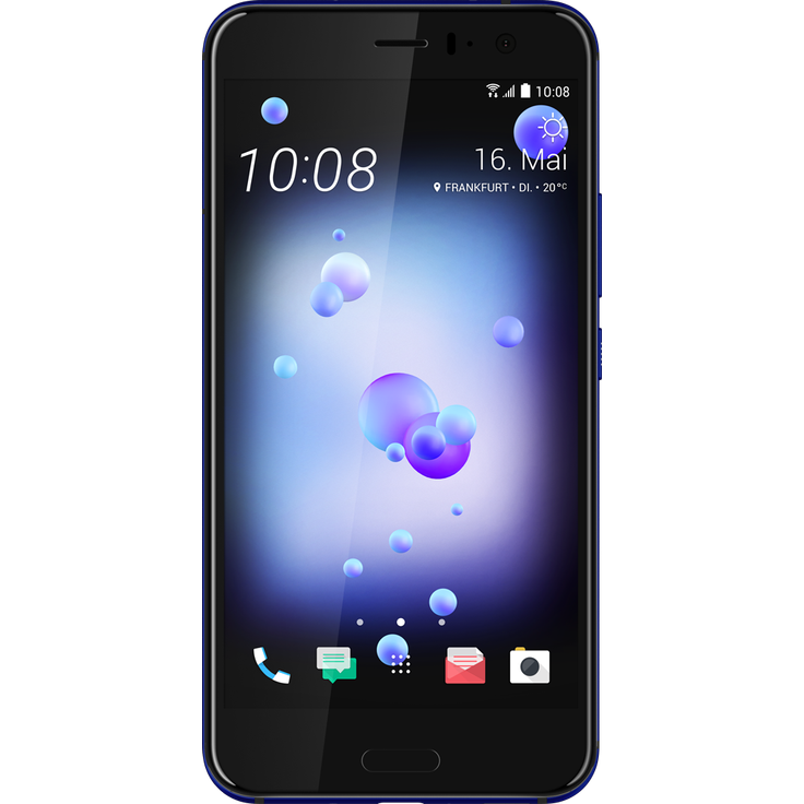 HTC U11 Smartphone 13,97cm Pixel (5,5 Zoll) Super LCD 5-Display, 64GB interner Speicher, 4GB RAM, Dual-SIM, Android, Sapphire Blue - Preisvergleich