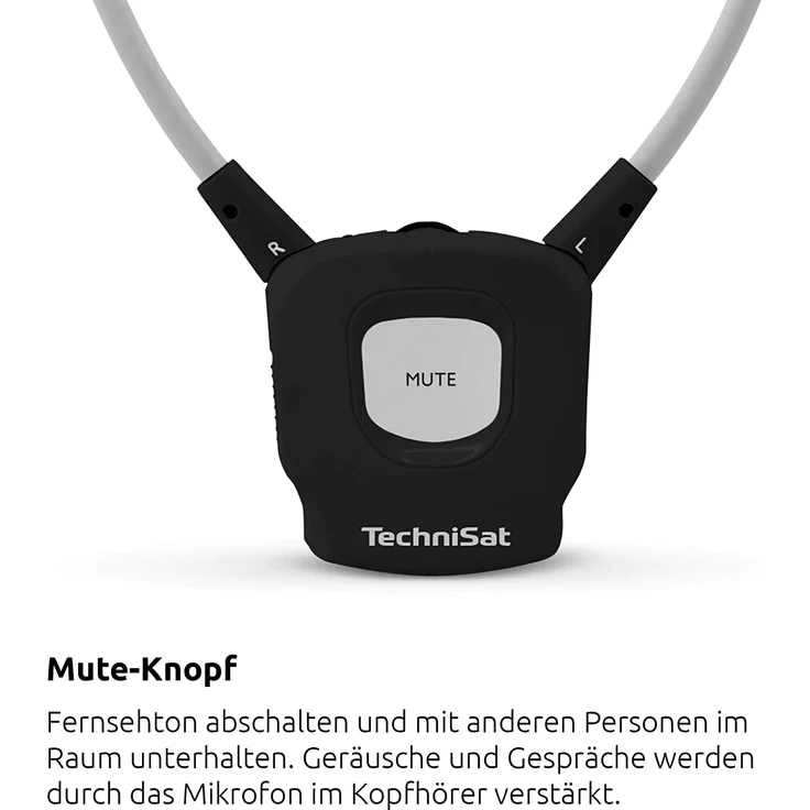 TSAT Stereoman ISI 2 (V2) Funkkopfhörer In-Ear Kopfhörer, mit Mikrofon, schwarz – Bild 8