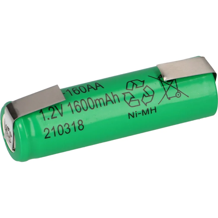 Akku Mignon AA 1,2V 1600mAh mit U Lötfahne