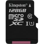 Kingston SDCS-128GBSP MicroSD Canvas Select Geschwindigkeiten der Klasse 10 UHS-I bis zu 80 MB-s Lesezugriff (Nur Karte)- Erwecken Sie HD-Videos zum Leben
