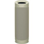 Sony SRS-XB23 tragbarer, kabelloser Bluetooth Lautsprecher (12h Akkulaufzeit, wasserabweisend, Extra Bass), beige