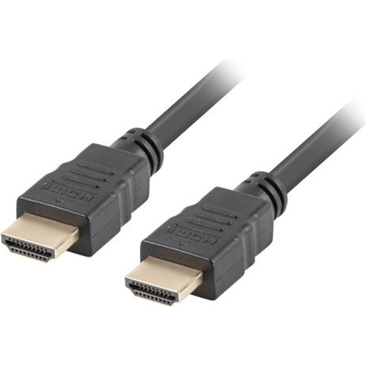 LANBERG HDMI-Kabel, CA-HDMI-10CC-0100-BK, männlich-weiblich, Auflösung bis 3840 x 2160 10 m