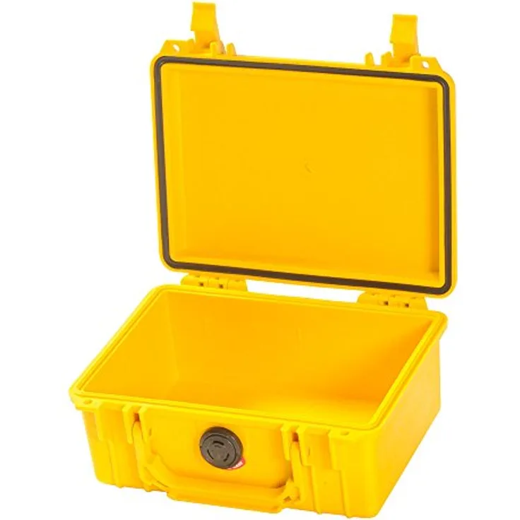 PELI 1120 Unzerstörbares Kompaktes Schutzcase, Wasserdicht IP672L Volumen, Hergestellt in den USA, Ohne Schaum, Gelb