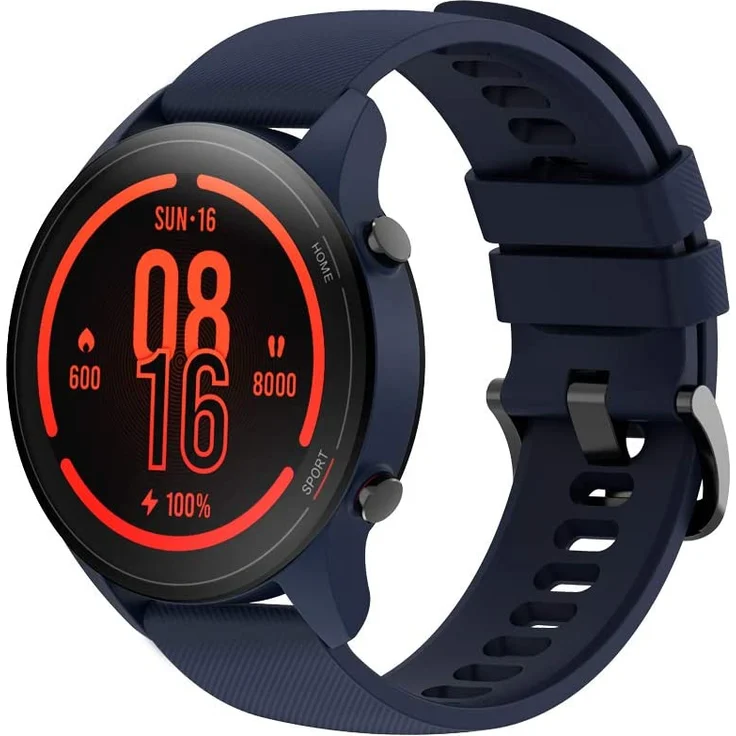 Xiaomi Mi Watch Smartwatch GPS, Unisex, 46x53mm, Silikonarmband, Navy Blue – Bild 3