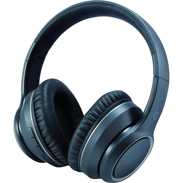 Conceptronic ALVAH01B On-Ear-Kopfhörer mit Bluetooth, Noise Cancelling, schwarz