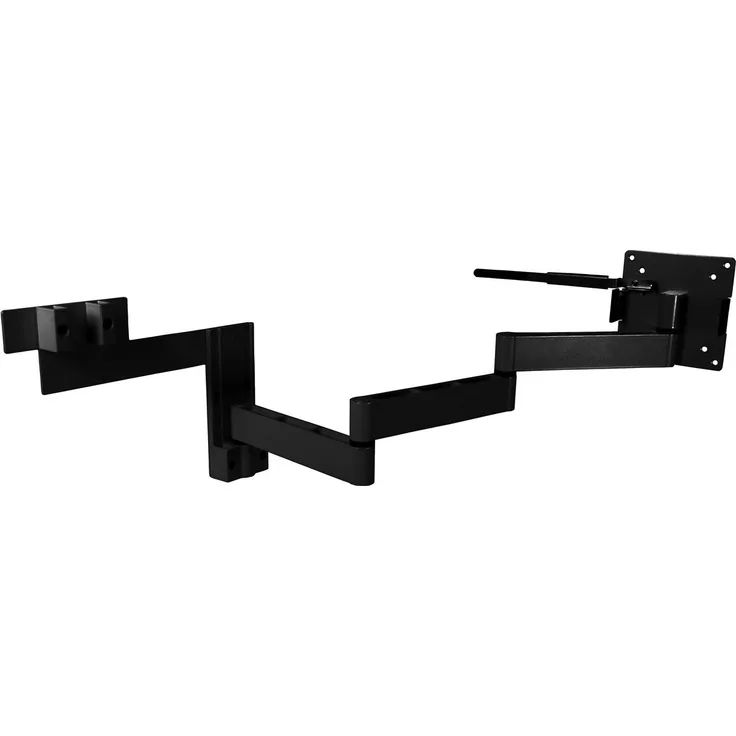Caratec Flex CFW400AS TV-Wandhalter mit 4 Drehpunkten, schwarz