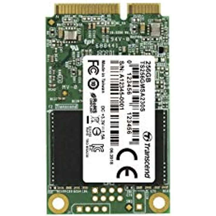 Transcend 230S - Solid-State-Disk - 256 GB - intern - mSATA - SATA 6Gb/s (TS256GMSA230S) – Bild 1