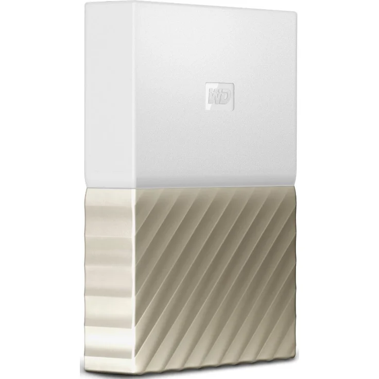 WD My Passport Ultra 4TB External Hard Drive - White-Gold – Bild 2