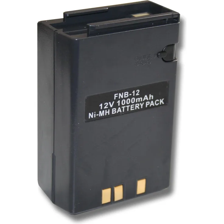 VHBW Akku, geeignet für Funkgerät, Walkie Talkie Yaesu/Vertex FT20, FT204, FT23, FT23R, FT33, FT33R, FT411, FT411 Mark II, FT470, FT470R, FT728, FT73, FT73R, FT811 1000 mAh, 12 V, NiMH