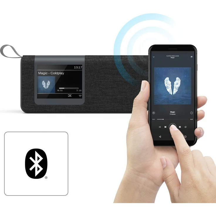 Hama DR200BT Digitalradio mit Bluetooth, schwarz – Bild 4