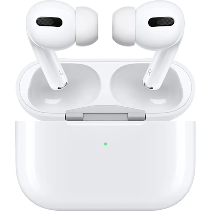 Apple AirPods Pro 1. Generation (2019) True Wireless In-Ear Kopfhörer mit Bluetooth, Mikrofon, Noise Cancelling, geeignet für iPhone, weiß